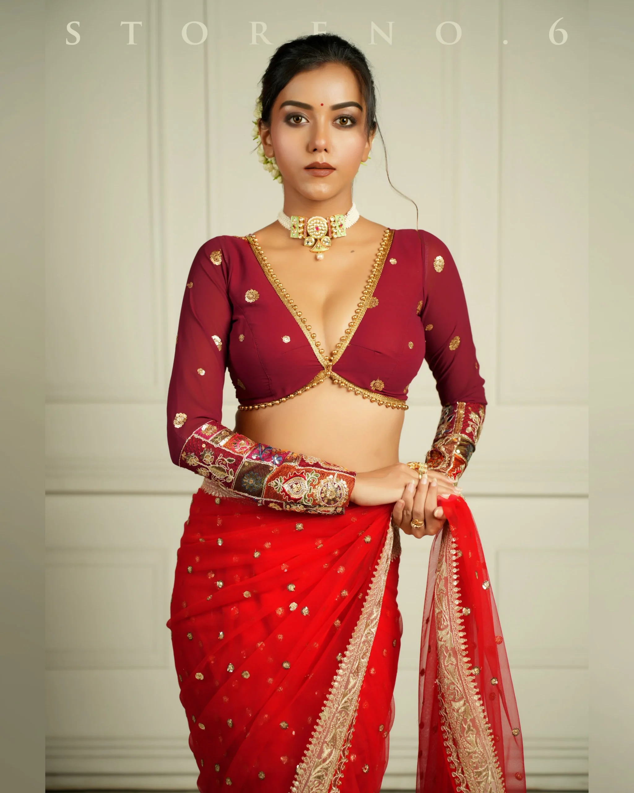 RICH IN MAHOGANY BLOUSE - Image 2