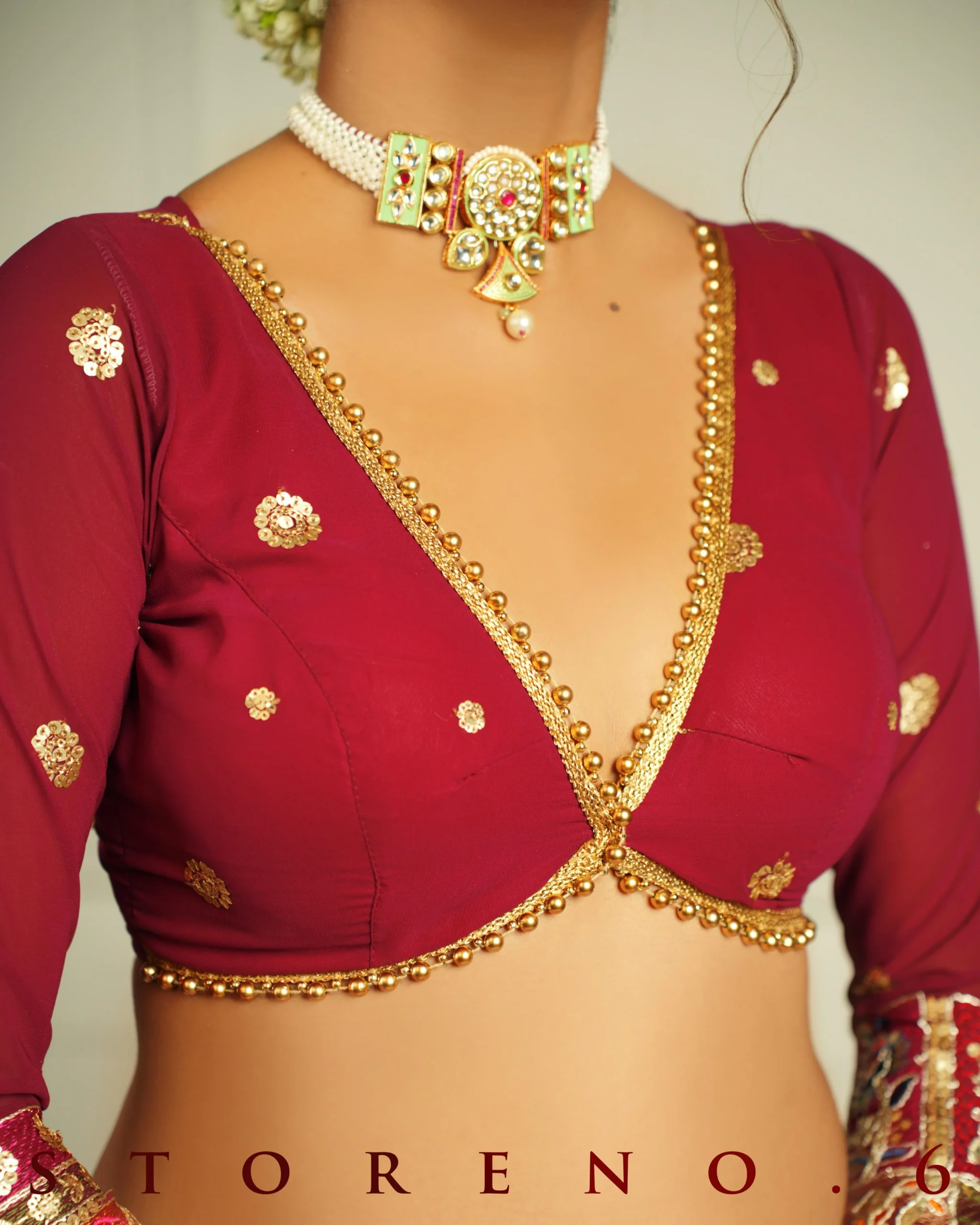 RICH IN MAHOGANY BLOUSE - Image 3