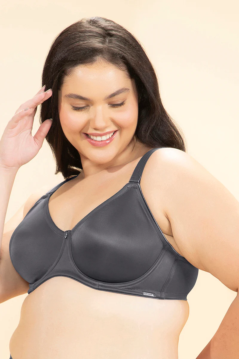 Blackened Pearl Delight Minimizer Non-Padded Wired Bra