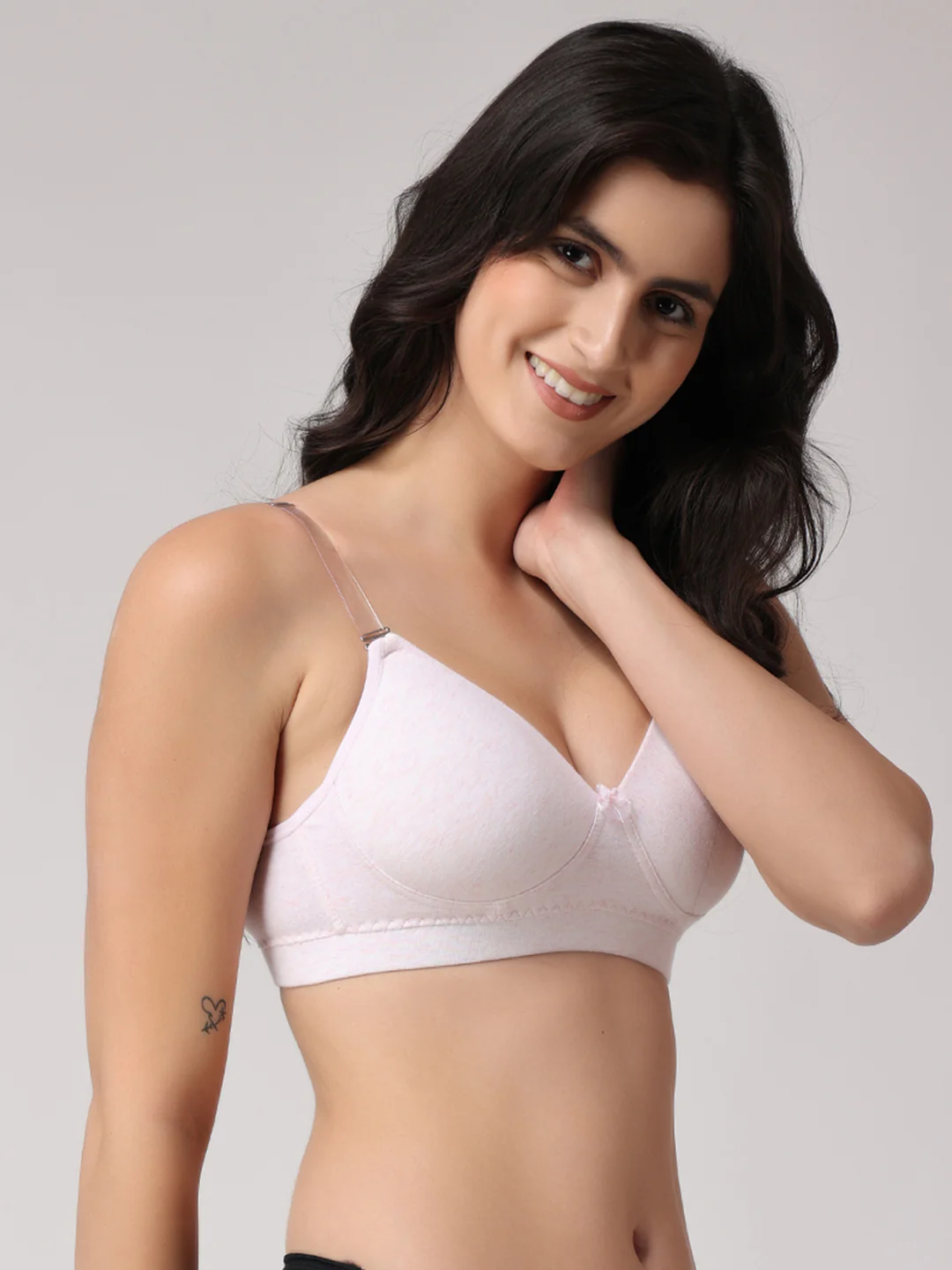 Full Coverage Heavily Padded Convertible-Straps T-Shirt Bra - Image 5